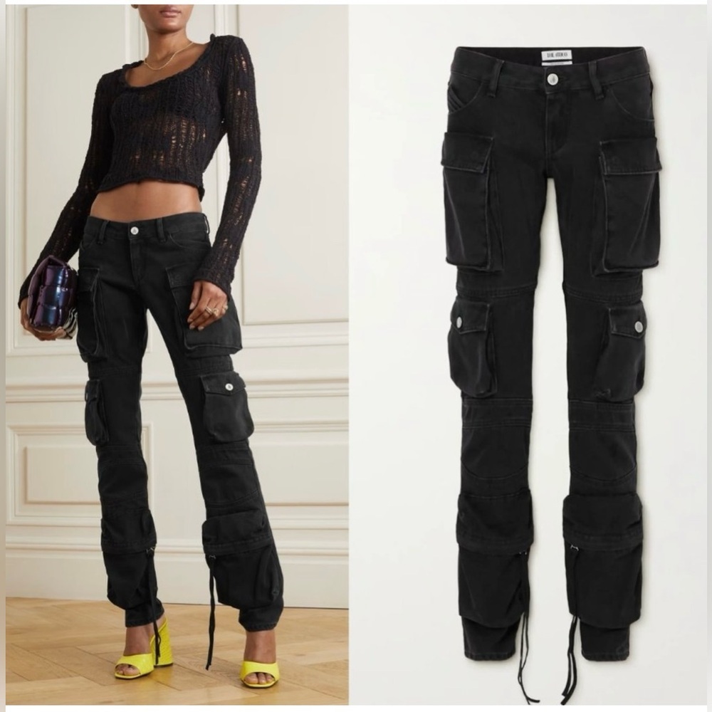 The Attico join us upstairs black jeans size 27